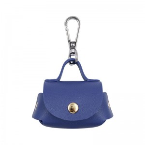 Bluetooth Headset Leather Case Data Cable Portable Storage Bag Pu Leather Headset